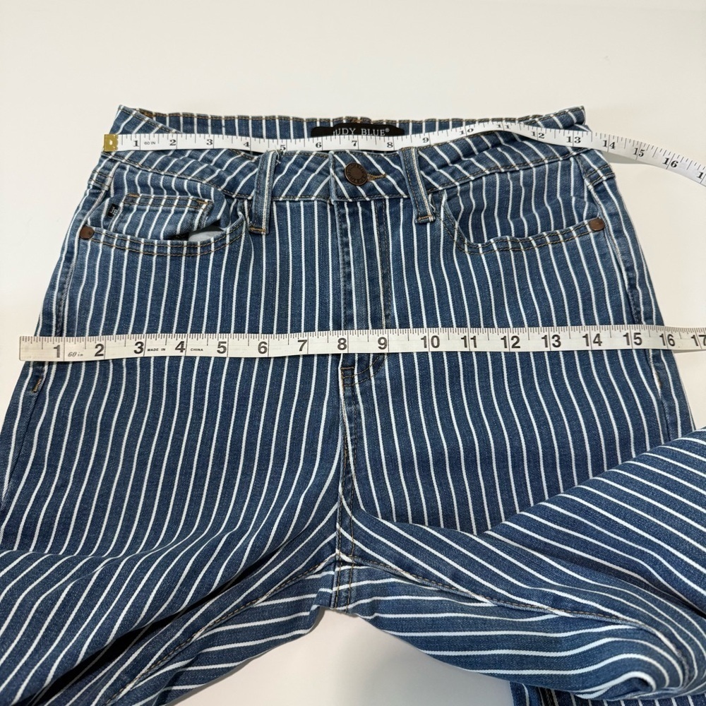 Judy Blue Flare Leg High Waist Jeans Women Size 27 Bell Bottom Western Festival - Picture 16 of 16